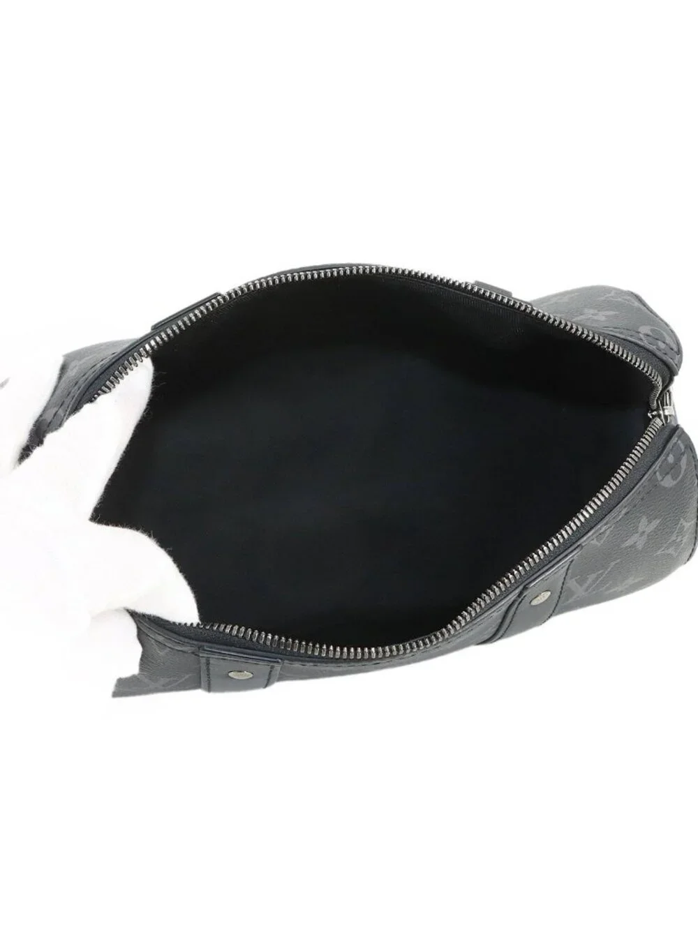 Louis Vuitton Monogram Eclipse Reverse City Keepall Shoulder Bag - Picture 6 of 9